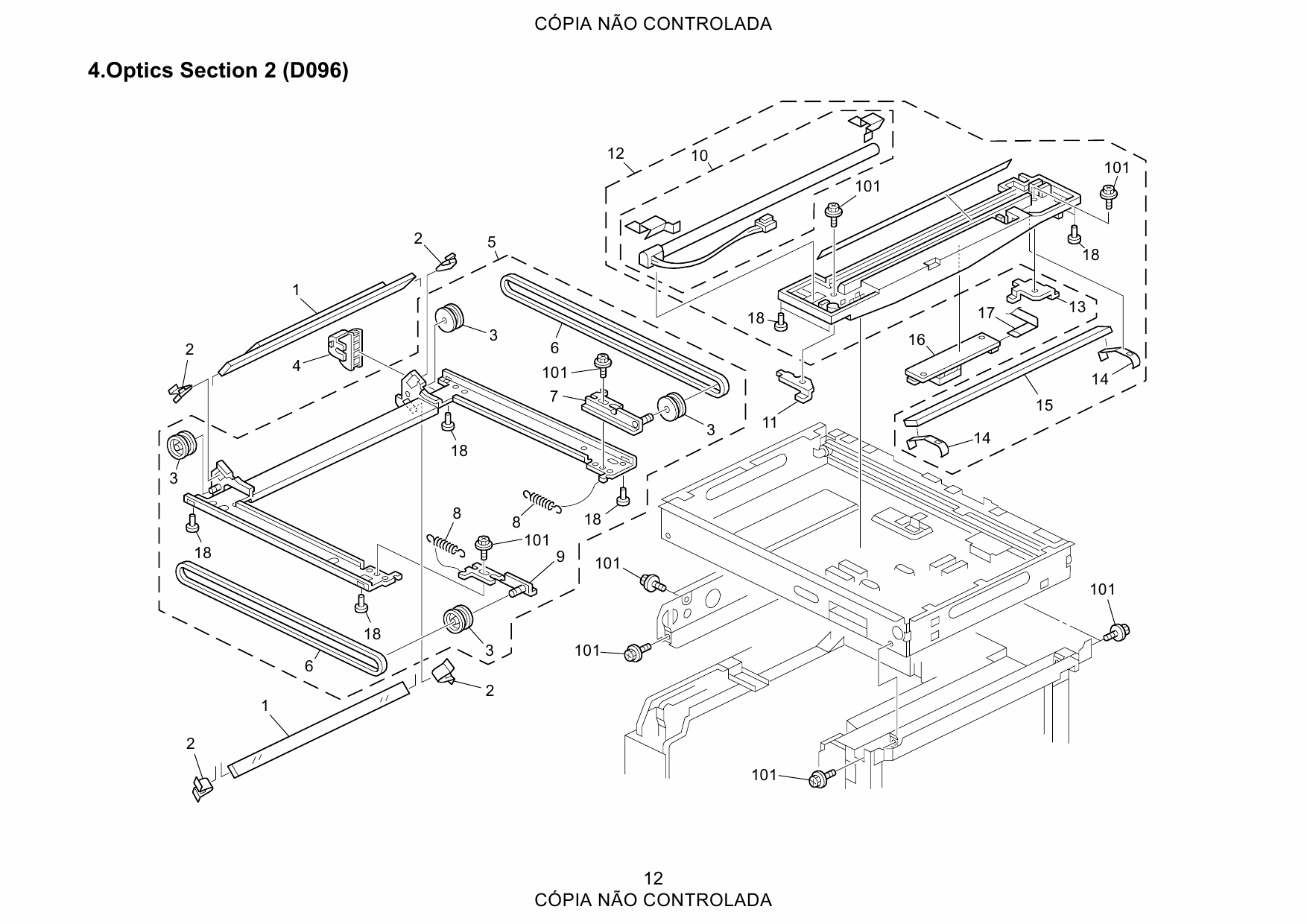 RICOH Aficio MP-1900 D096 Parts Catalog-6